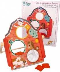 Gioco della fattoria con sacchetti