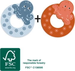 Lettera O in legno di Small Foot