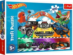 Puzzle 100 pezzi HOT WHEELS – auto da corsa