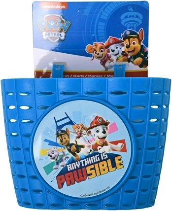 Cestino da bici per bambini da manubrio Paw Patrol