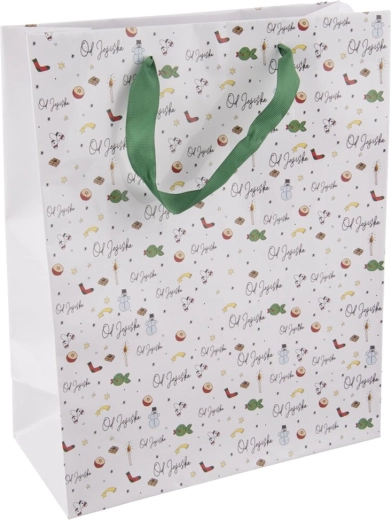 Borsa regalo in carta da Babbo Natale 26 × 12 × 32 cm
