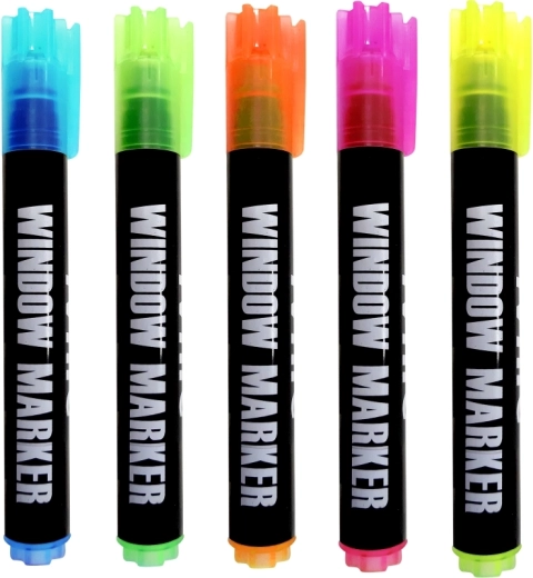 Colori brillanti che risaltano sul vetro