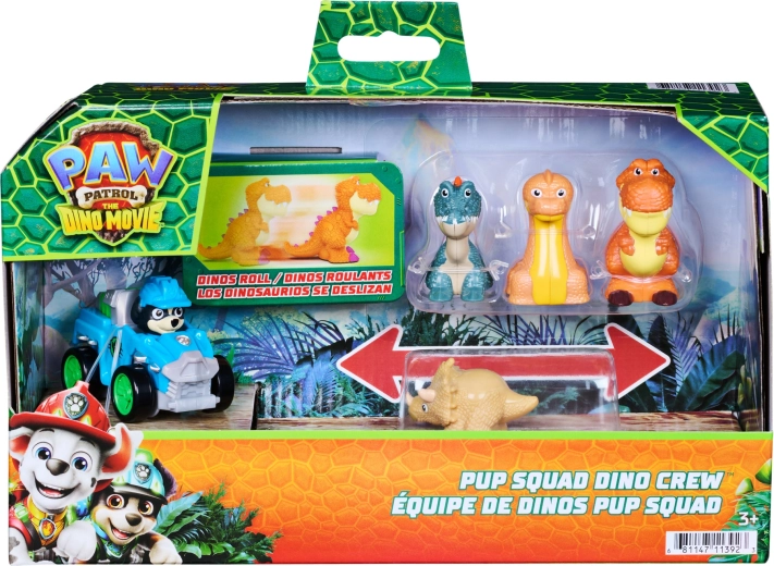 Set Pup Squad Dino Crew nella confezione originale