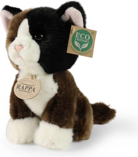 Gatto tricolore di peluche Rappa 18 cm Eco-Friendly