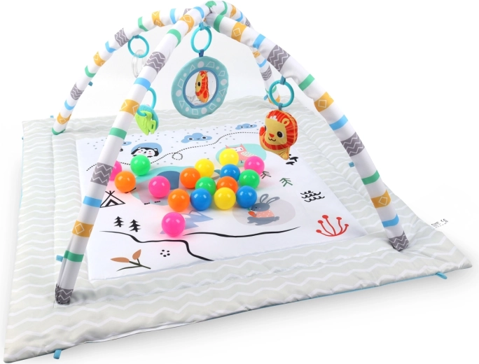 TinyMini tappetino gioco educativo 2 in 1 “divertimento in montagna”