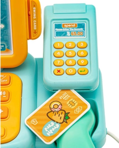 Pagamento con carta e in contanti, cassetto apribile