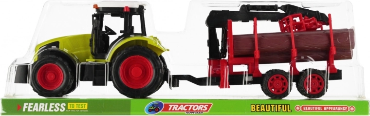 Rimorchio staccabile con carico realistico