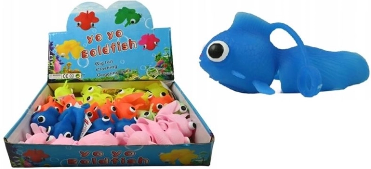 Pesciolino squishy antistress luminoso