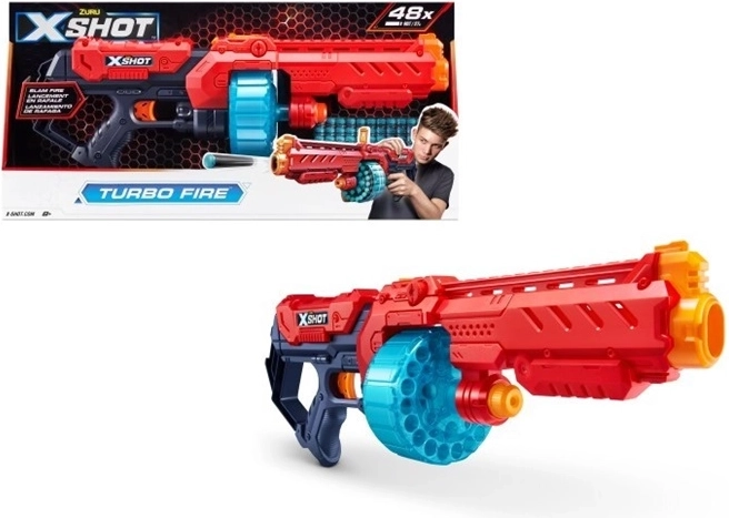 ZURU X-Shot Excel Turbo Fire lanciadardi in schiuma