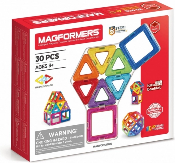 MAGFORMERS Rainbow blocchi magnetici 30 pezzi