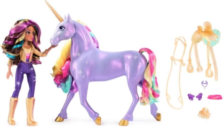 Unicorn Academy unicorno luminoso Wildstar con bambola Sofia