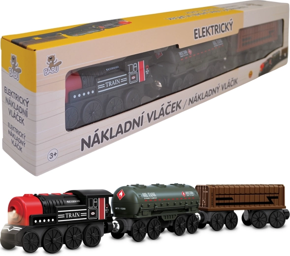 Trenino merci elettrico BABU - 3 pezzi