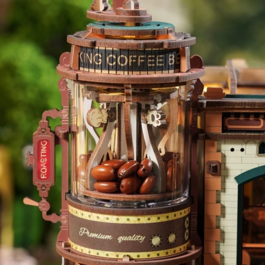 Meccanismi in movimento e “linea del caffè” automatizzata