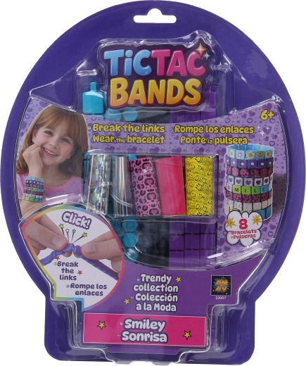 Tictac Bands set per creare braccialetti con faccine - 8 pezzi