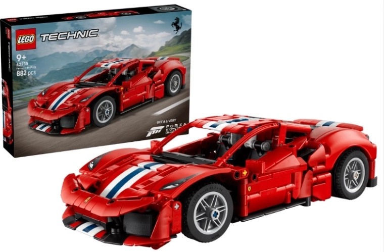 Lego Technic Ferrari 488 Pista (42235) - set di costruzione