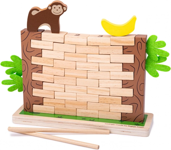 Gioco motorico in legno Giungla che Cade