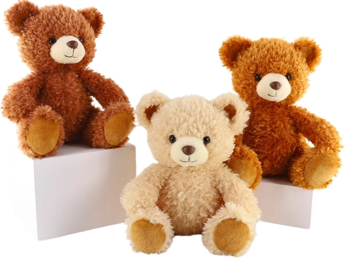 Orsetto di peluche bianco 25 cm