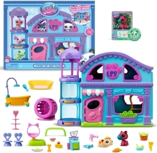 Littlest Pet Shop Casa con 2 figurine