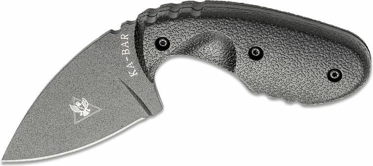KA-BAR TDI Investigator coltello tattico a lama fissa, nero, Zytel, fodero Kydex
