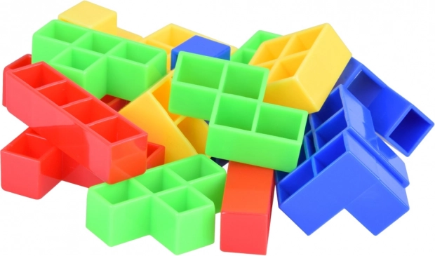 Pezzi colorati per costruzioni creative