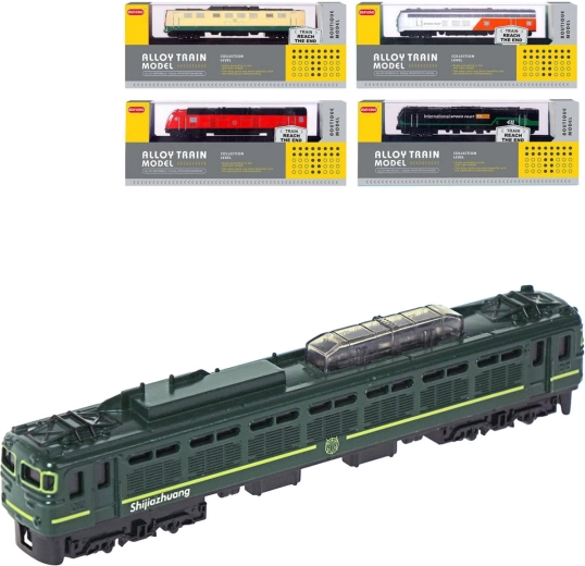 Locomotiva in metallo su base con binari 15 cm (1:87) - 1 pezzo
