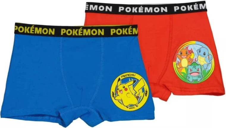 Boxer per ragazzi Pokémon in duopack