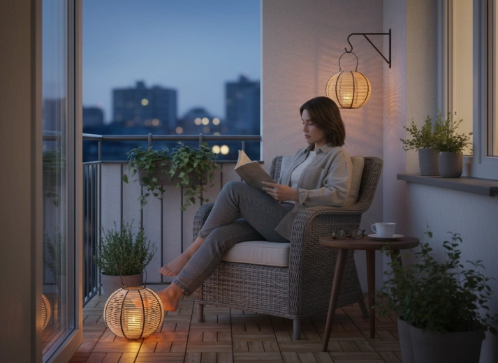 Ideale per balconi e spazi ridotti