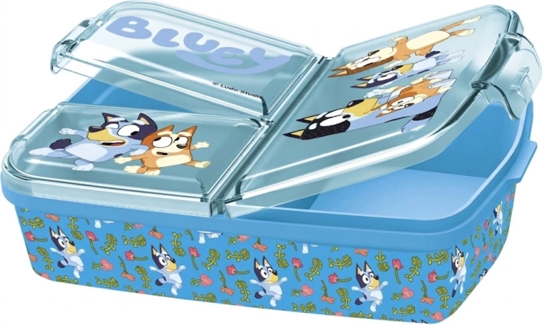 Box portamerenda a più scomparti Bluey
