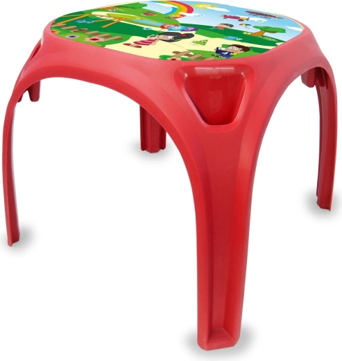 Tavolino per bambini Jamara Fun con numeri XL rosso