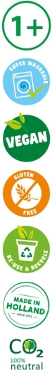 Vegana, facile da lavare e delicata