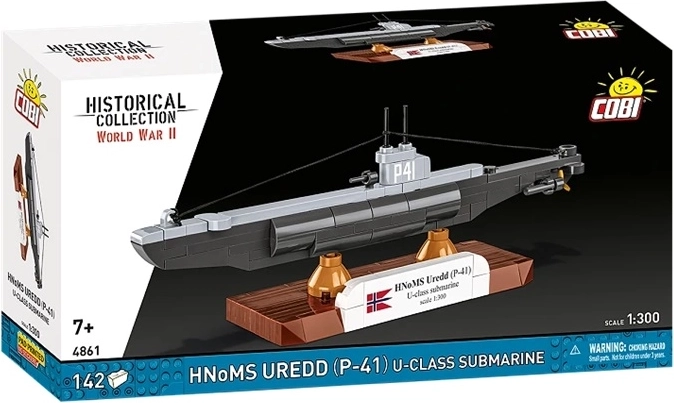 COBI Historical Collection WWII sottomarino HNoMS Uredd (P-41) classe U in scala 1:300