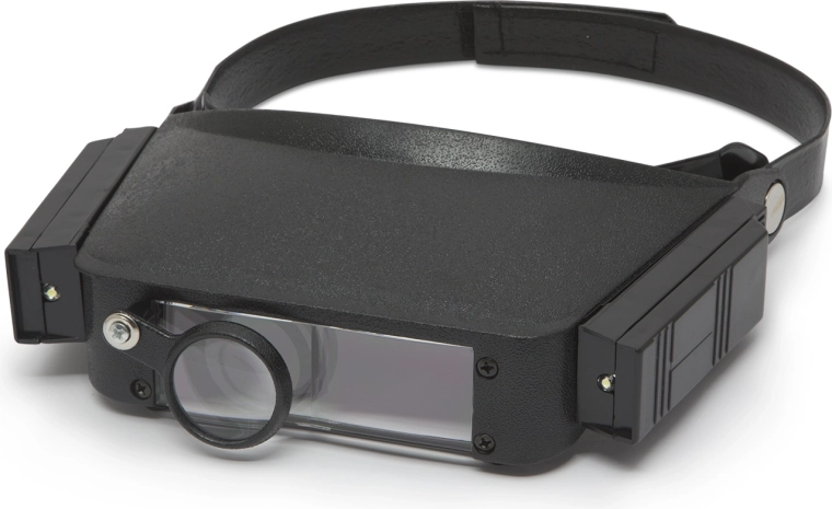 Lente d'ingrandimento frontale con illuminazione LED