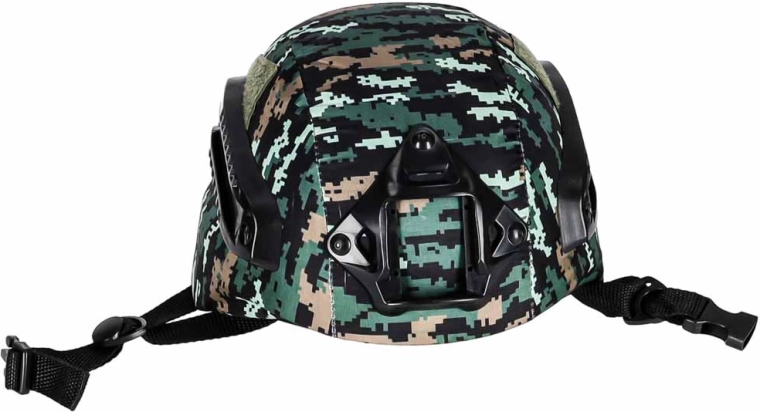 Casco con equipaggiamento rimovibile