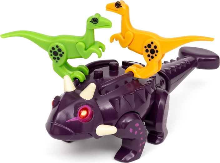 Occhi luminosi e ruggito attivato dal movimento