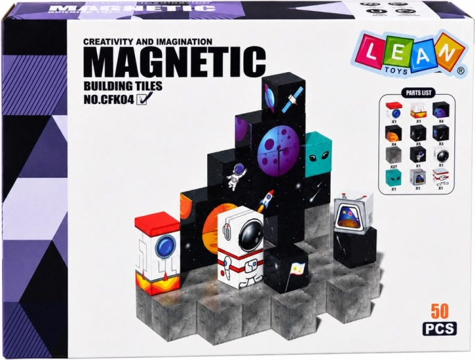 Collegamento magnetico per costruzioni rapide 2D e 3D