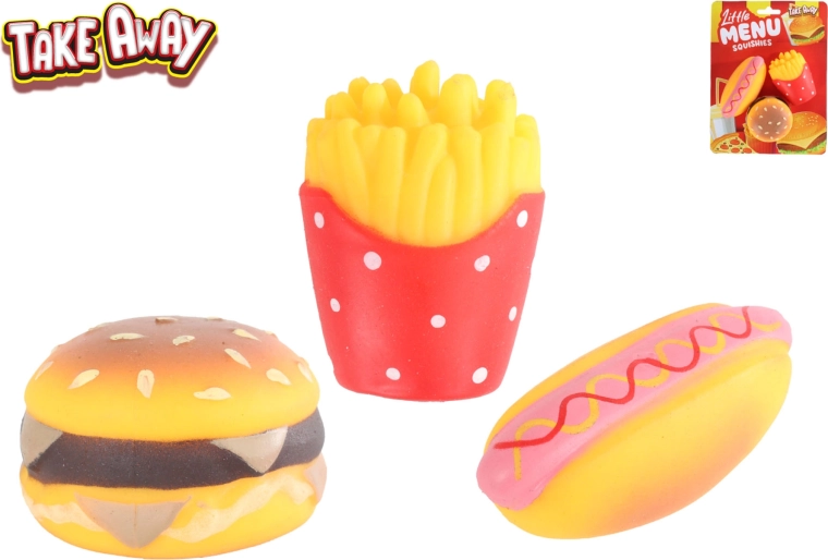 Mini giocattoli fast food elasticizzati Take Away (6 pz)