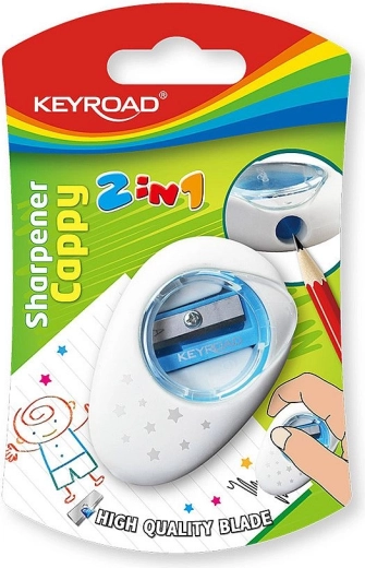 Temperamatite con gomma KEYROAD Cappy 2in1