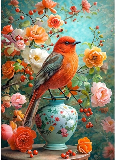 Puzzle Cherry Pazzi Melodia floreale 1000 pezzi