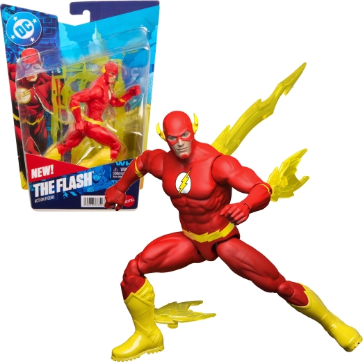 Mattel DC Comics action figure The Flash 17 cm con accessori