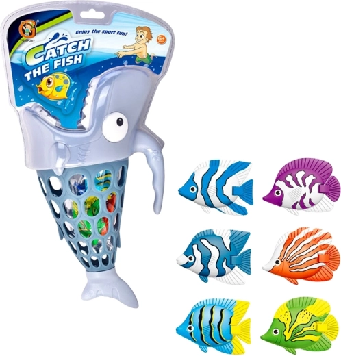 Squalo – pesca dei pesciolini, set da 6 pezzi