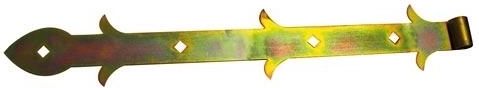 Cerniera per cancello 600 mm zincata decorativa Selka