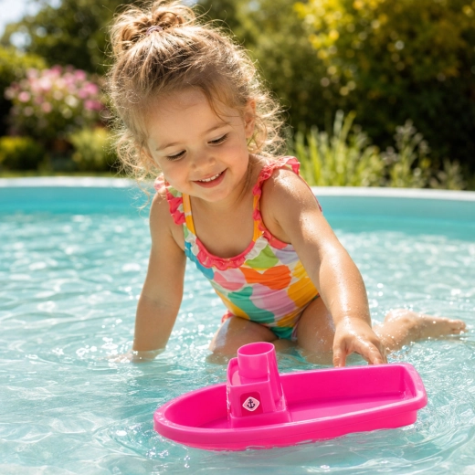 Barchetta per giocare in acqua e nella sabbia