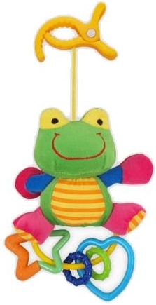 Giocattolo di peluche con sonaglio Ranocchia BABY MIX