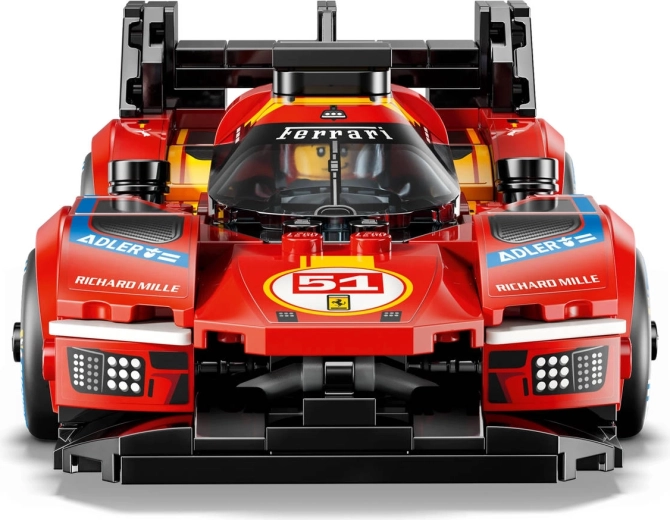 Autentico look da gara Ferrari