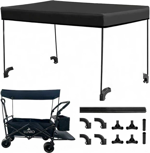 Ombra e protezione grazie al tettuccio rimovibile