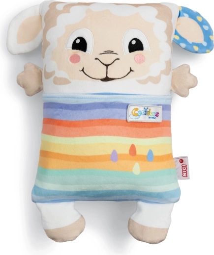 Nici Cosidoos pecora di peluche 2in1 – cuscinetto double-face 30 × 20 cm