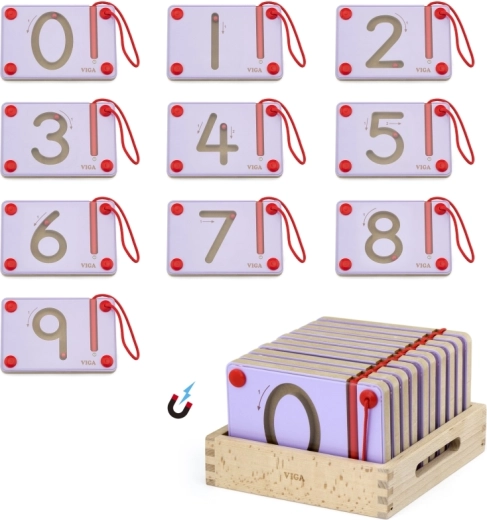 Esercizio delle cifre con la penna magnetica