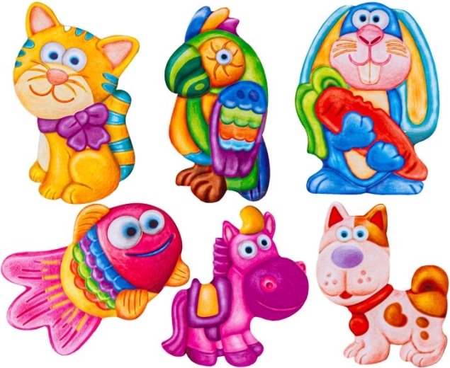 6 motivi teneri da colare e colorare