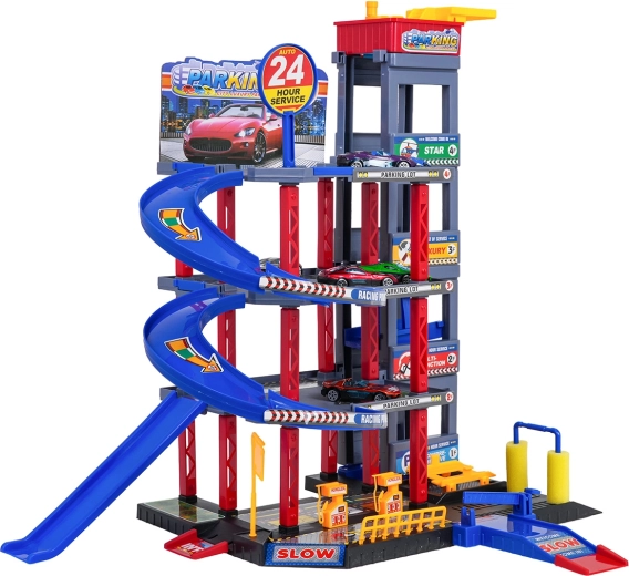 Tappetino da gioco con strade e ricchi accessori