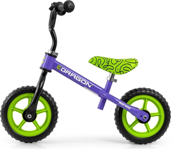 Bici senza pedali per bambini Milly Mally Dragon viola